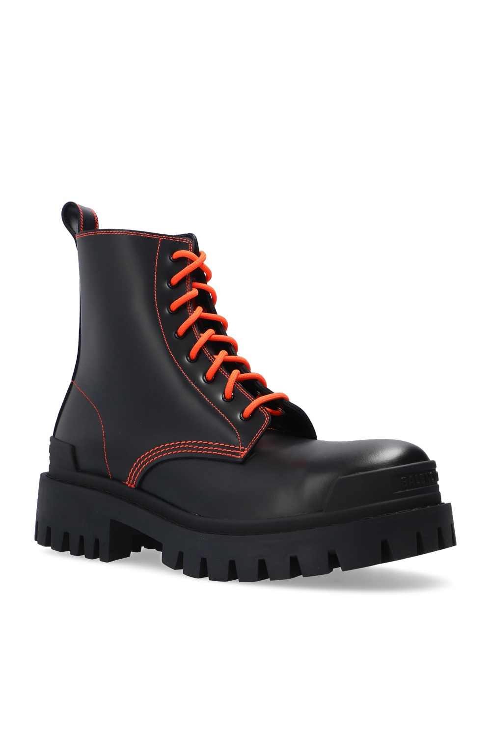 Black 'Strike' leather boots Balenciaga - Vitkac GB